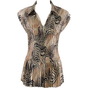 Women mini pleat tops